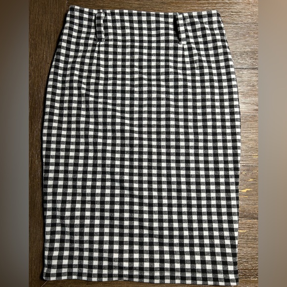 Maeve Anthropologie Gingham pencil skirt size small (no belt) - Picture 6 of 10